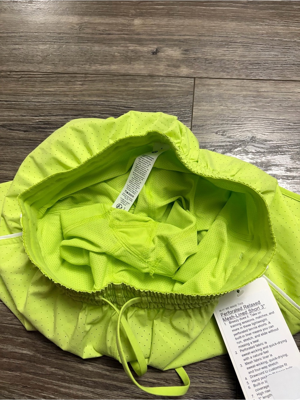 NWT Lululemon Court Rival High-Rise Short 3" *Perforated Sour Grape/White Size 4 - Picture 8 of 9